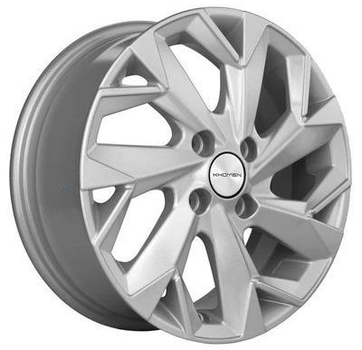 Диски Khomen Wheels KHW1402 (Corolla/X-RAY/Logan) F-Silver